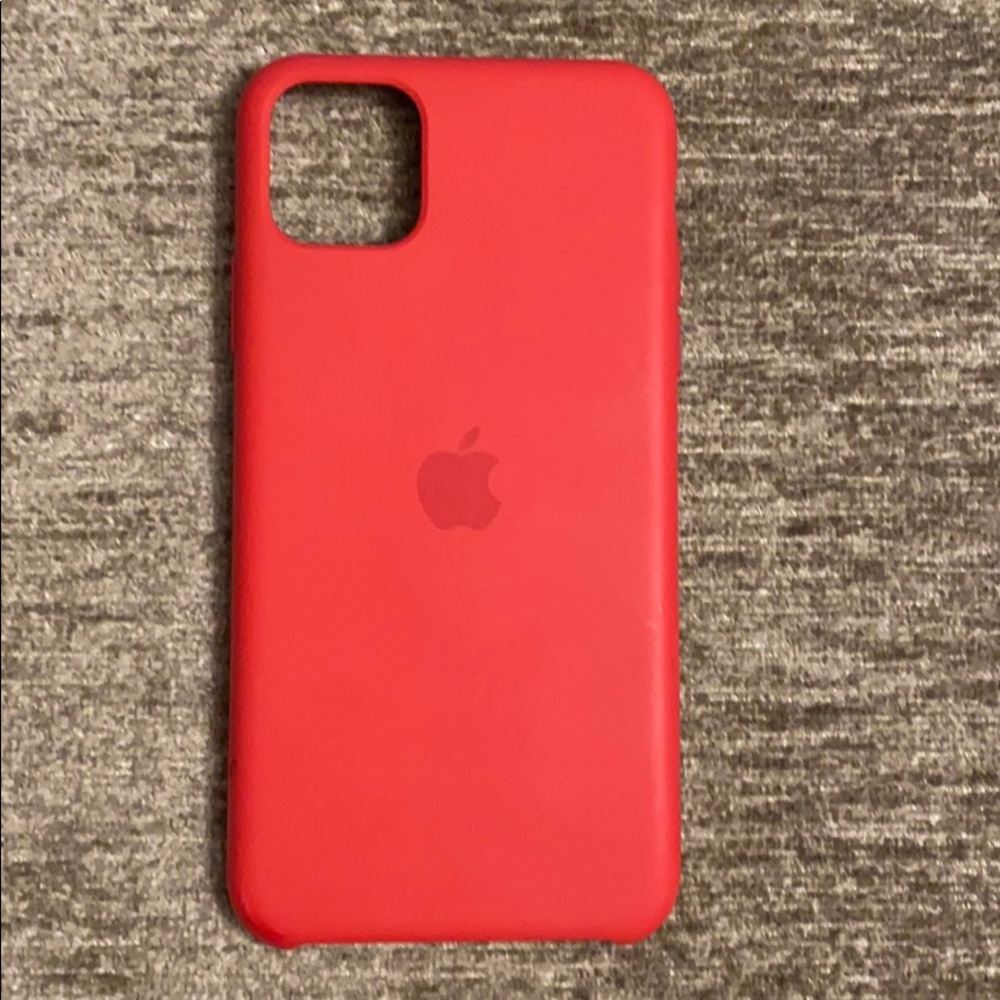 red apple iphone case silicone